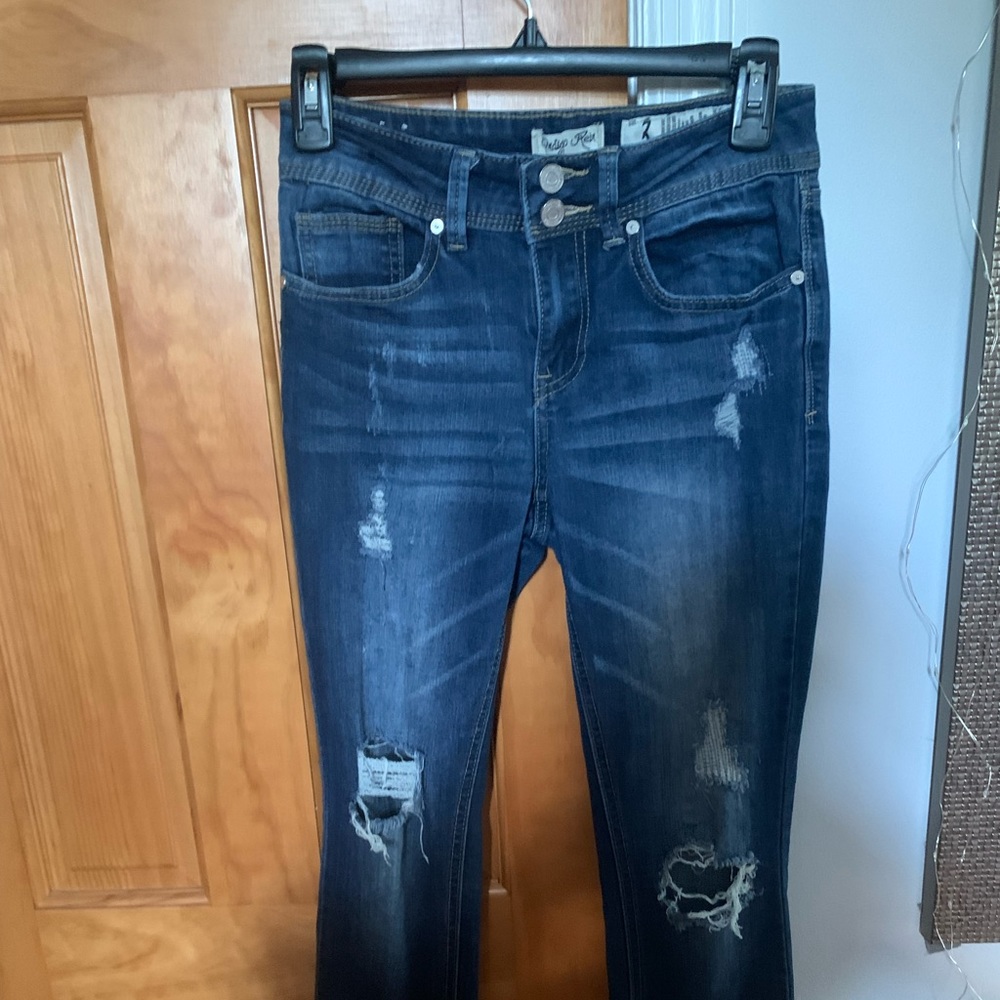 Womens indigo rein dark blue wash skinny jeans